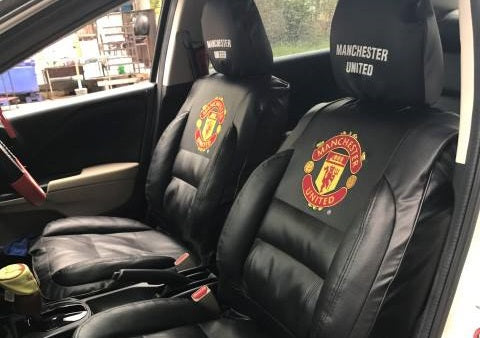 Manchester United leather seat covers