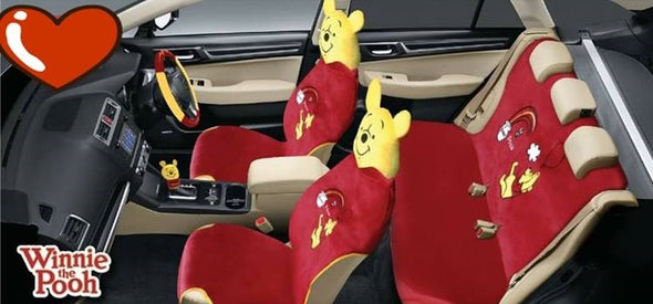 Disney Pooh rear car seat covers