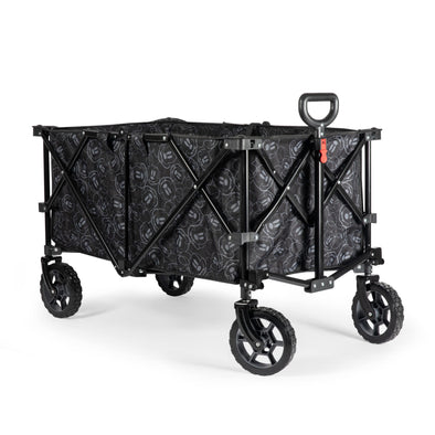 PICNIC TIME Disney Mickey Mouse Adventure Wagon XL, Folding Wagon, Beach Wagon, Sport Utility Wagon, (Black)