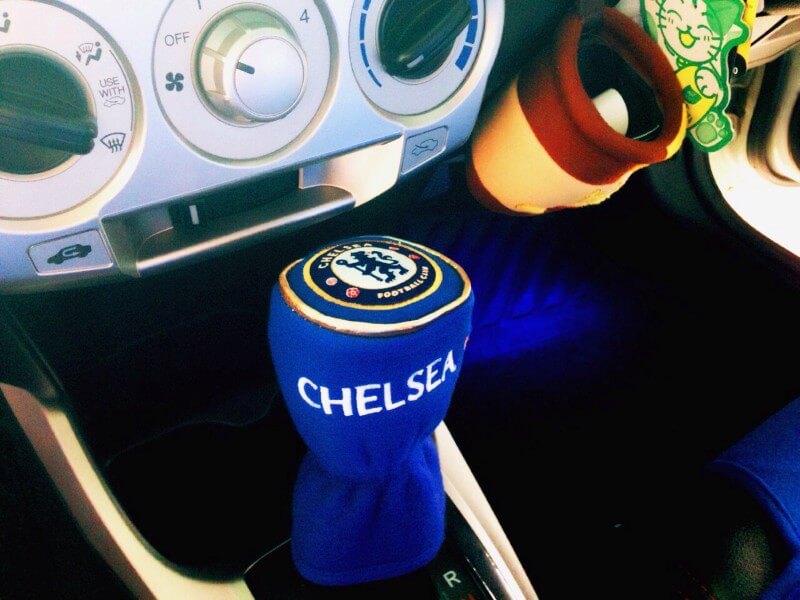Chelsea FC car accessory gear cover for manual shift official fabric – Premier Car Accessories