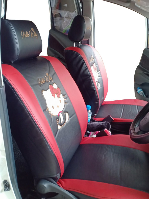 Hello Kitty leather car seat covers on sale