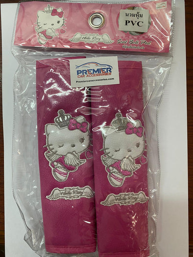 Hello Kitty leather seat belts