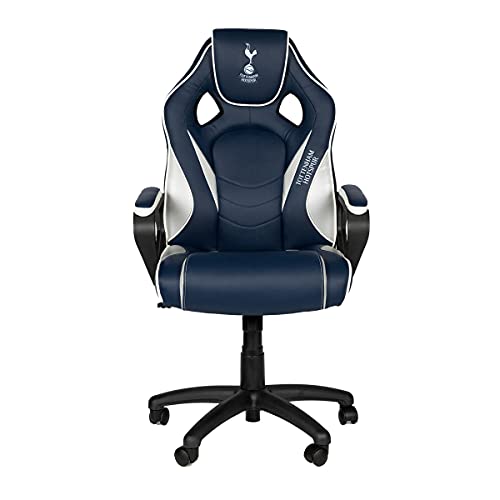 FCSI Tottenham Hotspurs FC Quickshot Gaming Chair, White and Blue, One Size