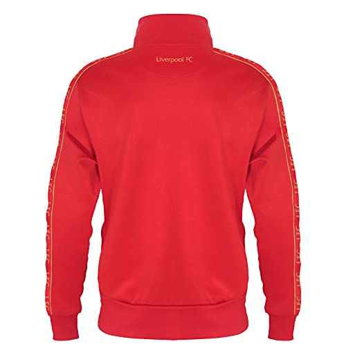 Liverpool FC Official Gift Mens Poly Jacket & Pants Tracksuit Set Red Medium
