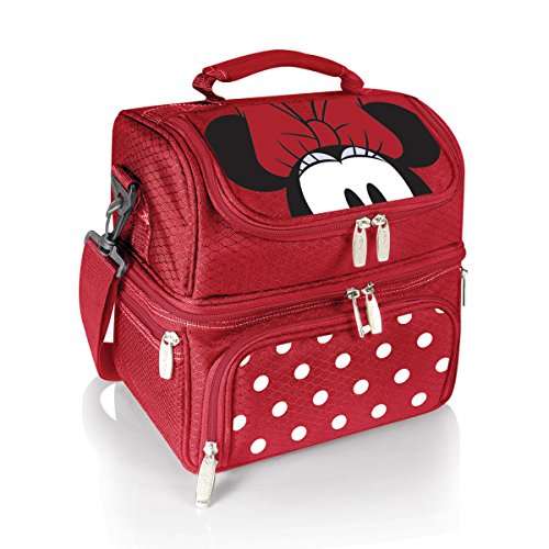ONIVA - a Picnic Time brand 512-80-100-054-11 Pranzo Fourre-tout isotherme, Polyester, Minnie Mouse-Rouge