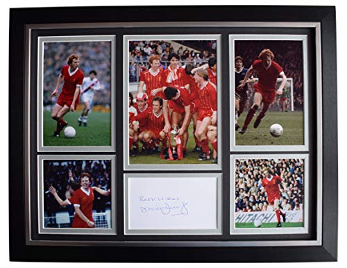 Sportagraphs LTD David Fairclough Autographe signé 16 x 12 Photo encadrée Liverpool FC COA