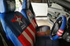 Marvel Captain America car seat leather