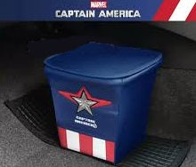 キャプテン・アメリカ LE ビンと車のフロアマット