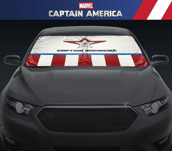 Marvel Captain America windscreen sunshade