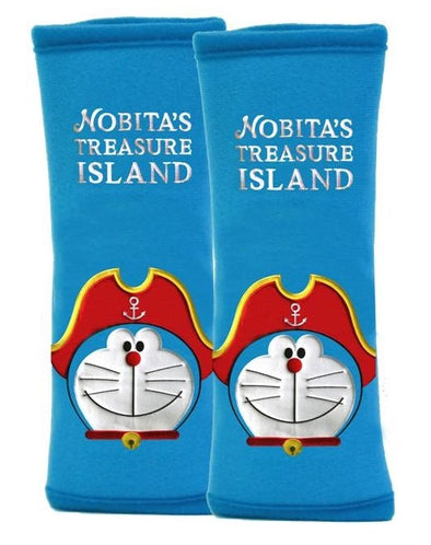 Doraemon Seat Belt Covers (pair) - Treasure Island Collection