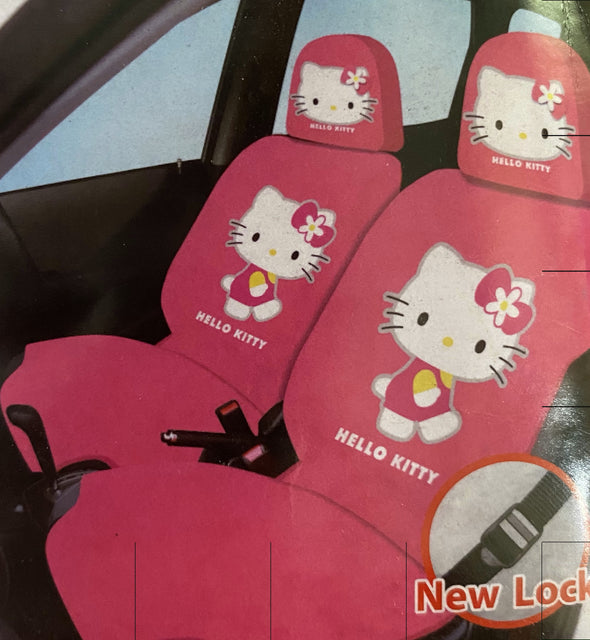 Housse de siège d'auto Hello Kitty (avec housse d'appui-tête) Pinkie EN VENTE MAINTENANT