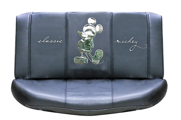 Stunning Mickey Mouse leather rear seat cover