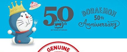 Official Doraemon 50th Anniversary merchandise