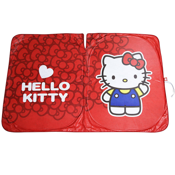 Hello Kitty Windscreen Sunshield Red