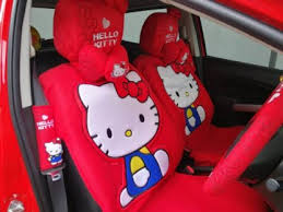 Hello Kitty Seat Belt Covers (pair) Red