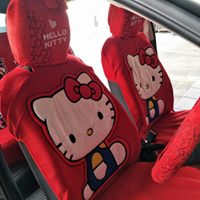 Hello Kitty car seat covers