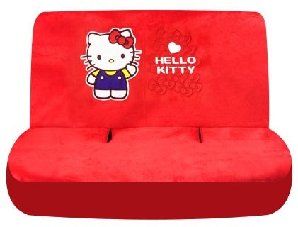 Official Hello Kitty rear car seat cover red