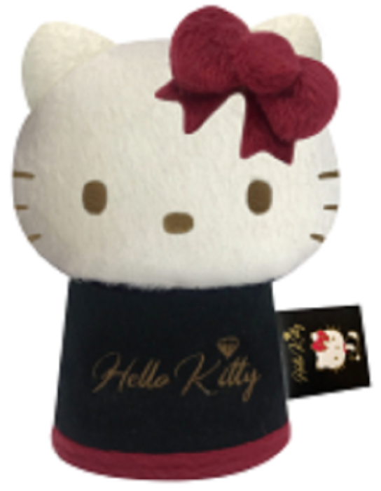 Hello Kitty accessory gear shift black and white