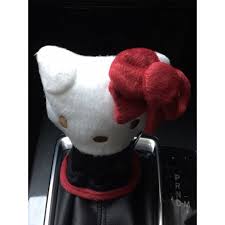 Hello Kitty car gear red and black