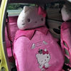 Kitty front car seat cover in car