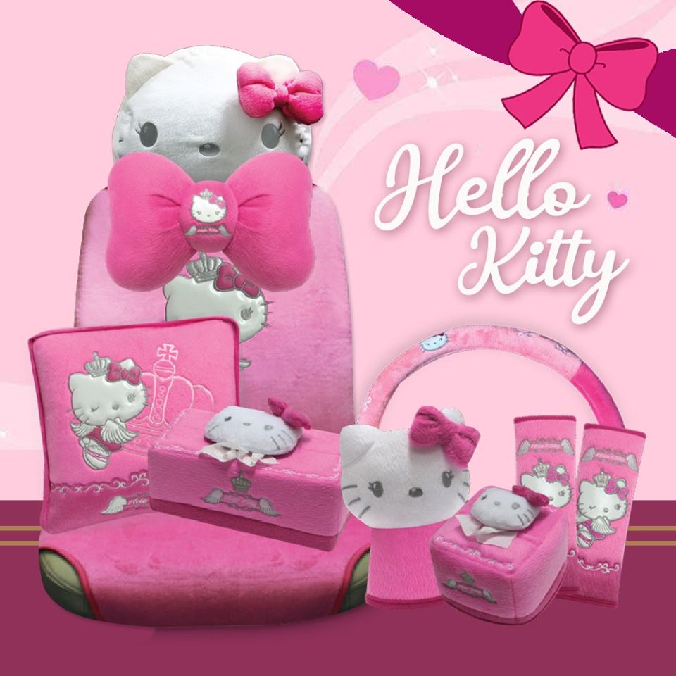 Hello Kitty Auto Accessory Set (10 items) Kitty Princess