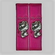 Hello Kitty seatbelt covers PVC pair