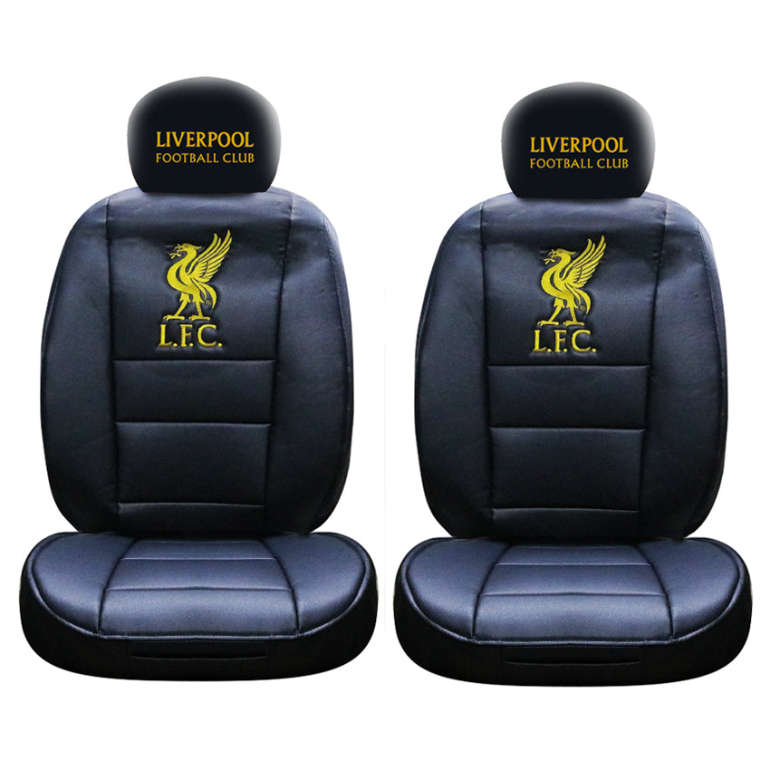 Shop official Liverpool FC Auto Seat Covers premium faux leather ...