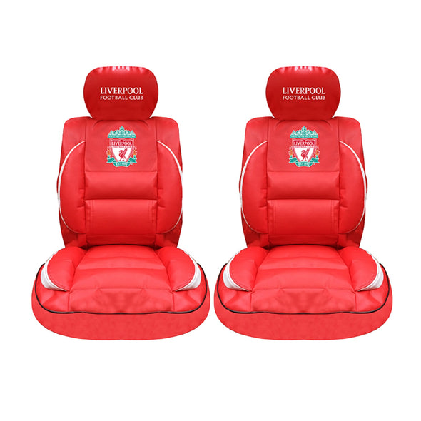 Housses de siège auto Liverpool (rouge, paire) Premium LE