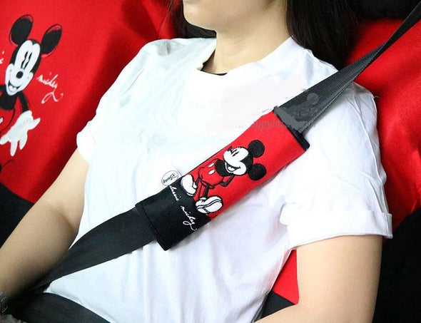disney mickey mouse seat belt covers