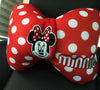 Disney Minnie Mouse neck cushion in car