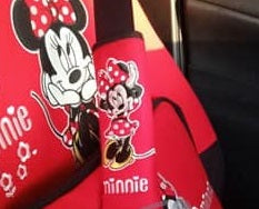 Disney Minnie seat belts