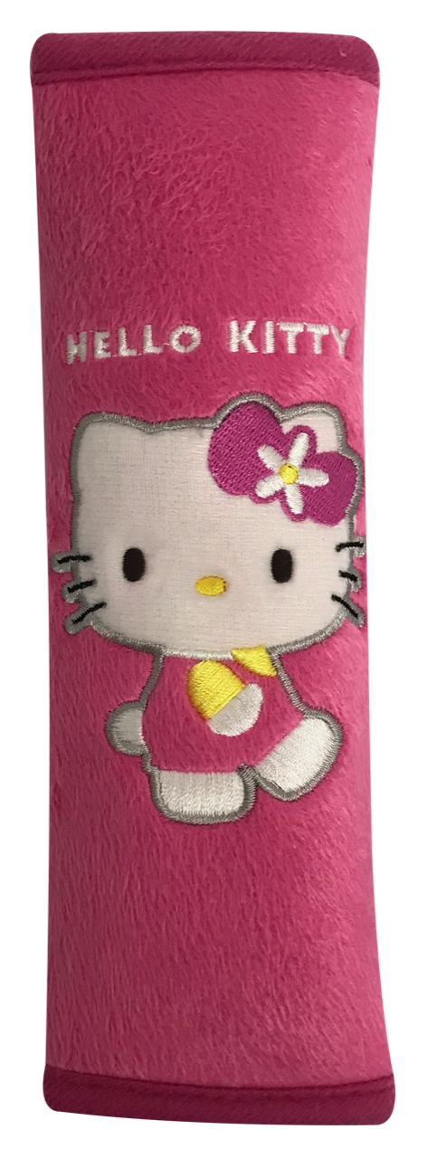 Hello Kitty seat belts plush pink