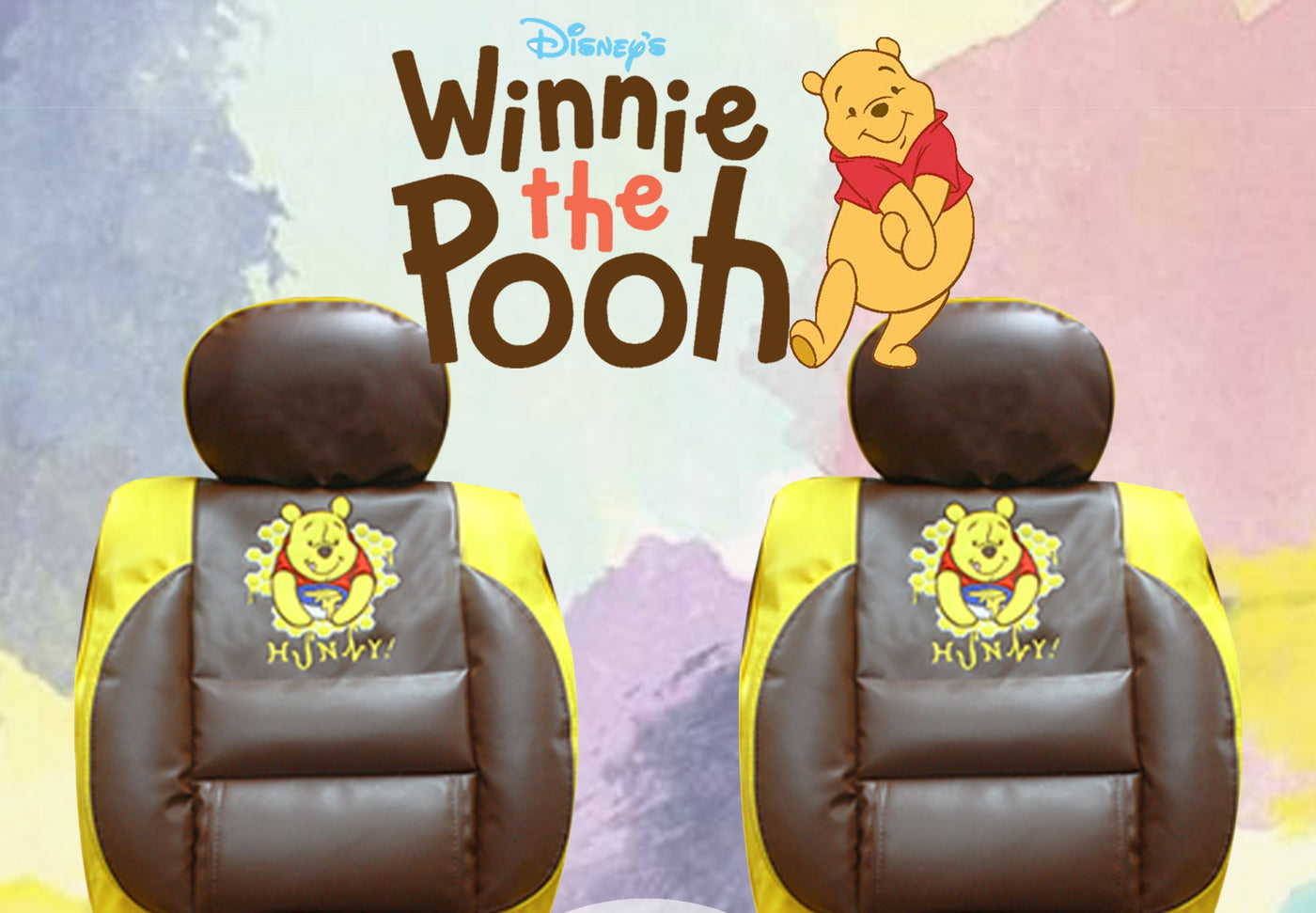 Disney Winnie The Pooh car rear seat cover in faux leather superb – Premier Car  Accessories