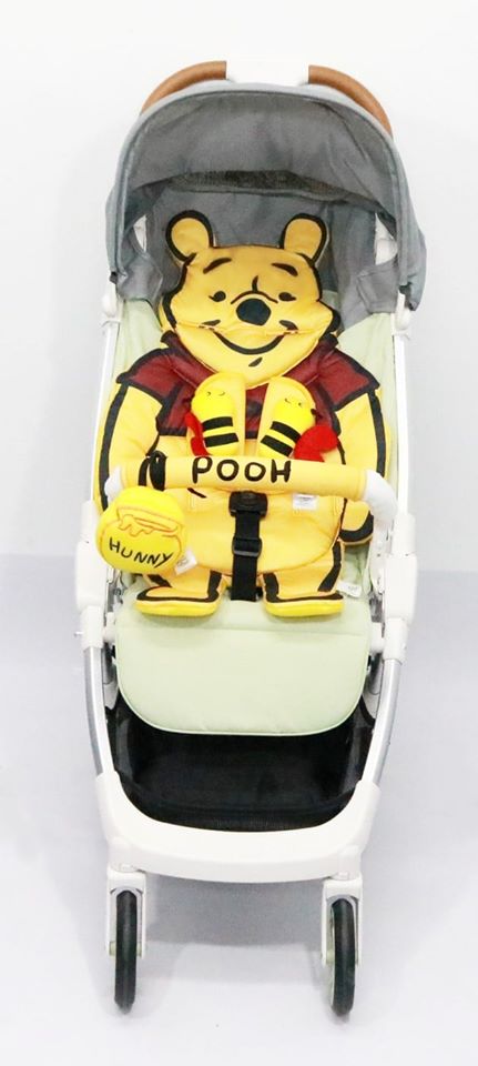 disney baby winnie the pooh stroller fan Disney Pooh Baby Travel Accessory gift set mat, pads, cushion etc – Premier Car Accessories