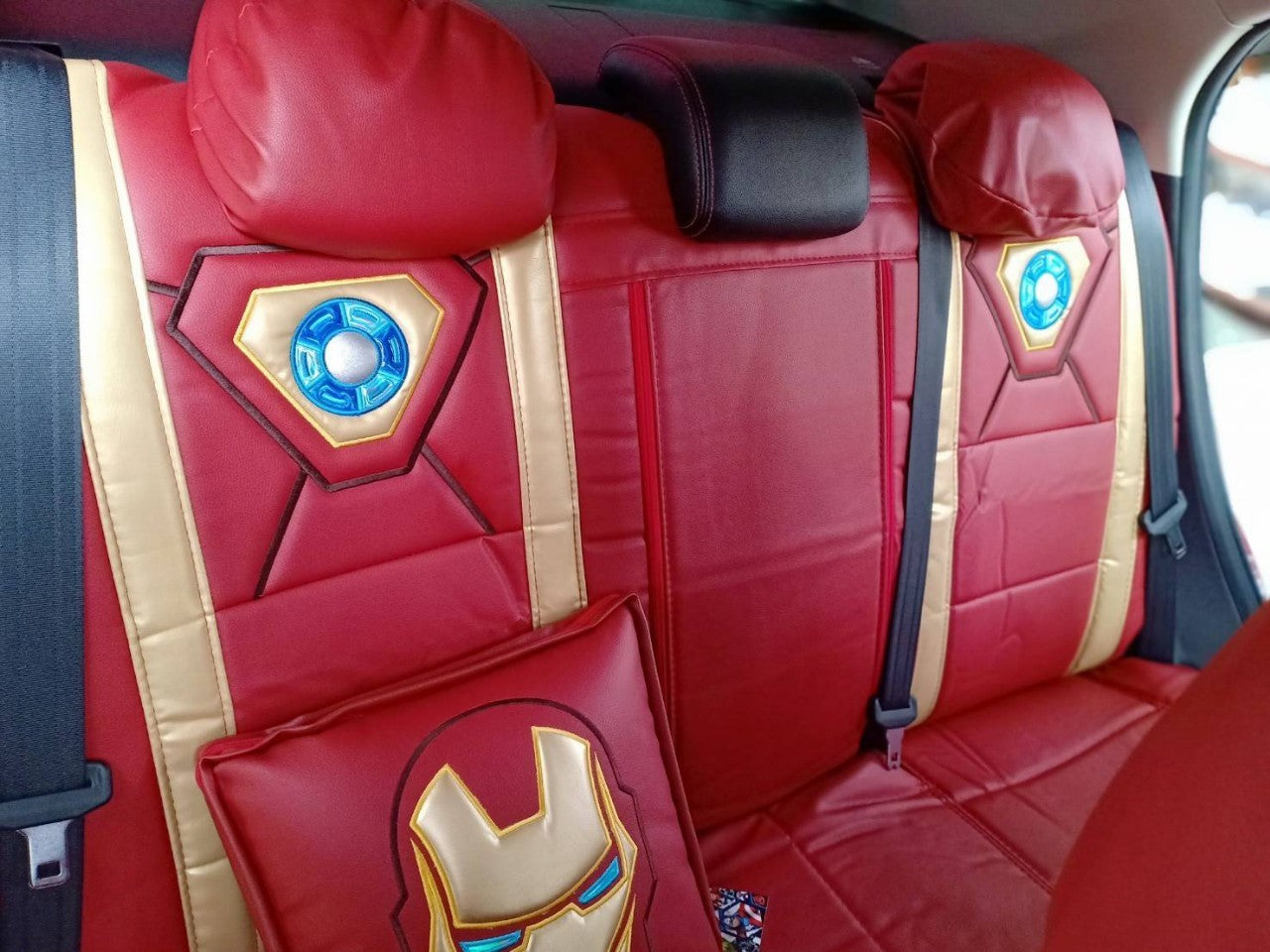 Original Marvel Iron Man Car Seat Cover Rear Limited Edition on