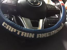 Captain America steering wheel cover