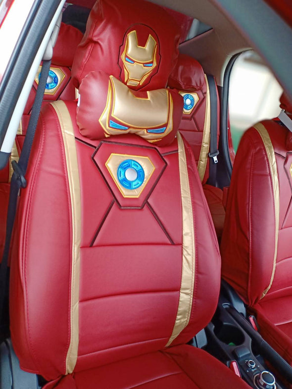 Official Iron Man car seats leather