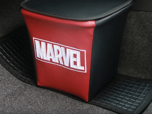 Poubelle originale Marvel avec tapis de sol pour voiture